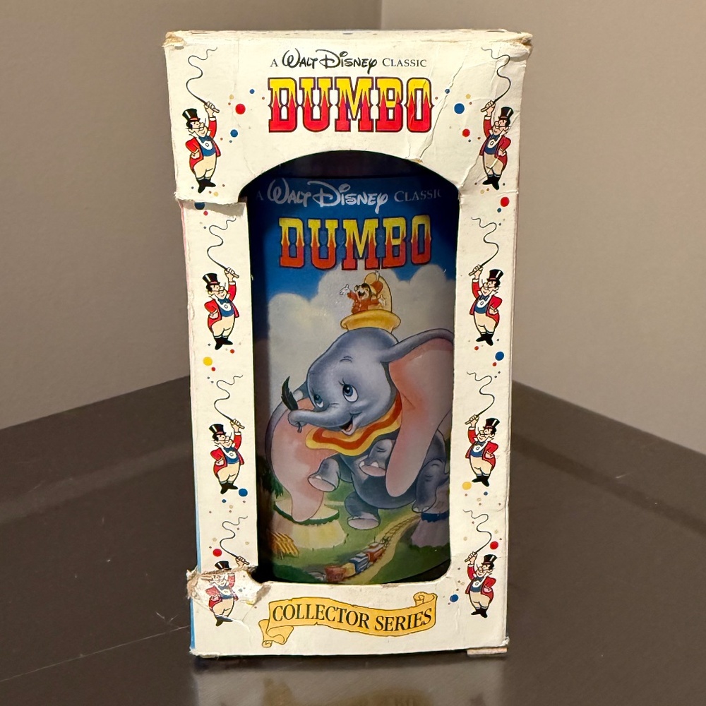 1994 Dumbo cup Burger King Walt Disney Collector